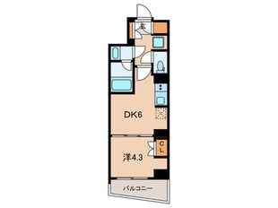 ﾊﾞｳｽﾌﾗｯﾂ品川ｷｬﾅﾙｻｲﾄﾞの物件間取画像